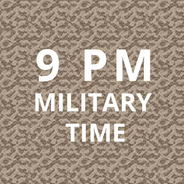 Telling 9 30 Pm In Military Time