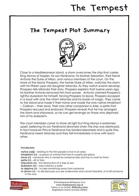 Tempest Story Summary