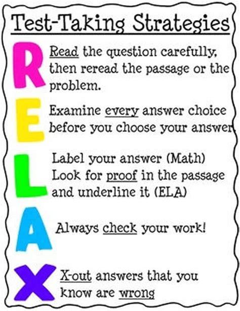 Test Taking Strategies For Students