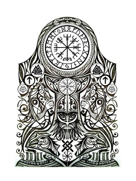 The 33 Best Norse Mythology Symbols Tattoos Images On Pinterest