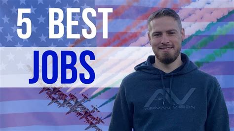 The 5 Best Jobs In The Air Force Youtube