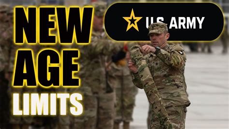 The Army Limit Age To Join The Army