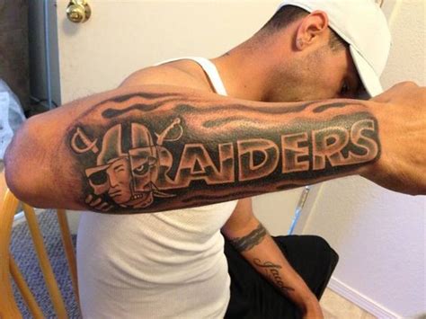 The Best Las Vegas Raiders Tattoo Ideas 2022 Sports Blog It