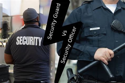 The Difference Between Security Guards And Security Officers