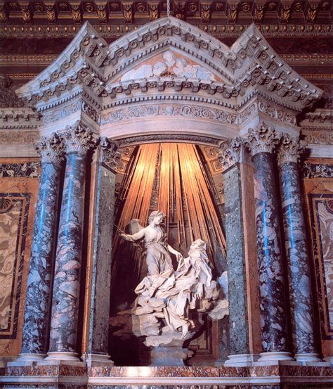 The Ecstasy Of St Teresa 1647 1652 Gian Lorenzo Bernini Wikiart Org