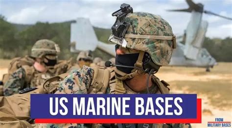 The List Of Us Marine Bases In 2025