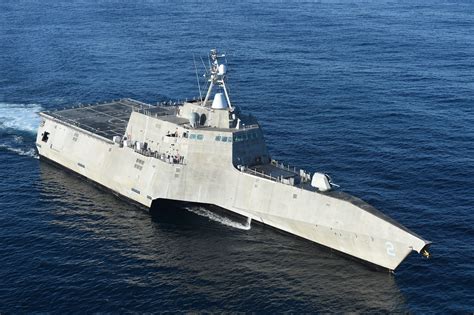 The Littoral Combat Ship Uss Independence Lcs 2 Underway In The