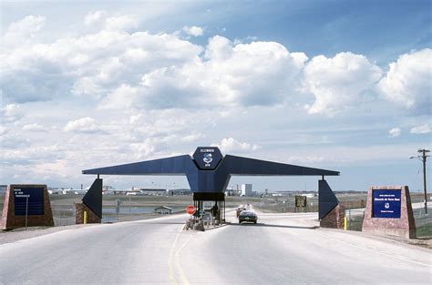 The Main Gate At Ellsworth Air Force Base South Dakota Picryl