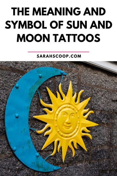 The Meaning And Symbol Of Sun And Moon Tattoos Sarah Scoop