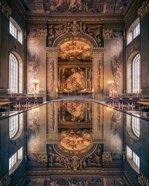 The Painted Hall Of The Old Royal Naval College Greenwich London