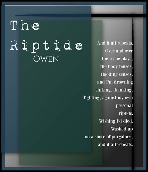 The Riptide Owen Suicide Poems