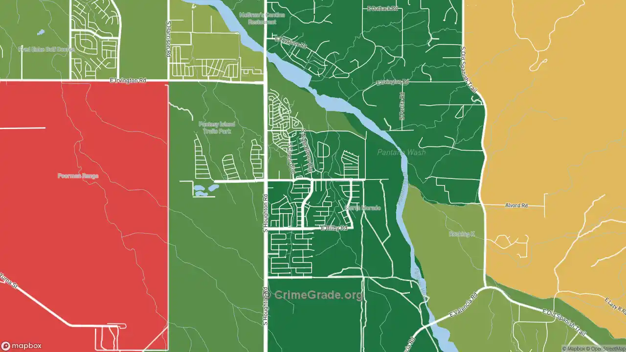 The Safest And Most Dangerous Places In Civano Tucson Az Crime Maps