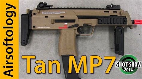 The Tan Mp7 Elite Force Shot Show 2014 Airsoftology Youtube