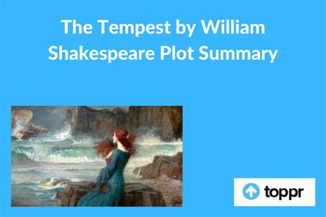 The Tempest By William Shakespeare Plot Summary Youtube