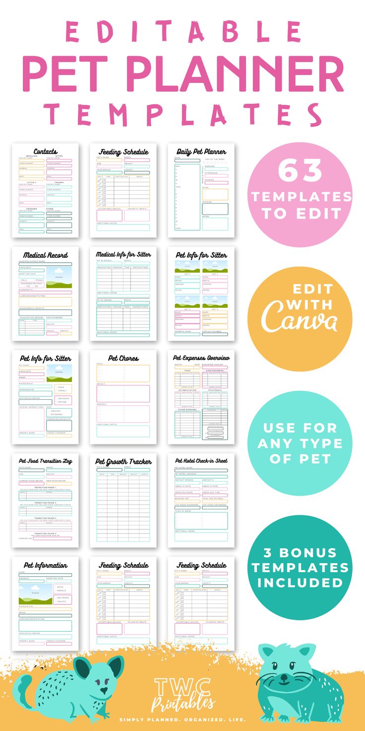 The Ultimate Pet Planner