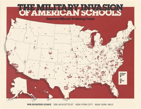 The War Resisters League Attacks The Rotc Rare Amp Antique Maps