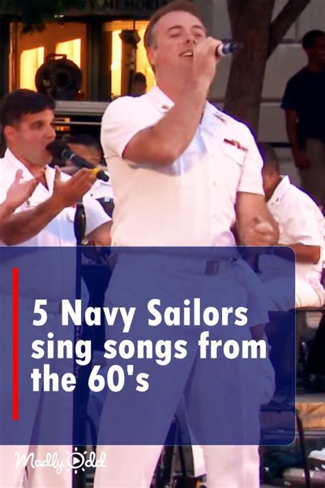 These 5 Navy Sailors Entertain This Crowd With Their 60S Songs That Are