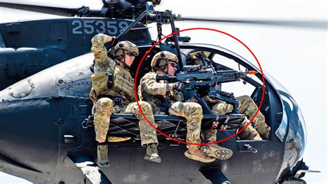 This Is Our Best Look Yet At The Mh 6 S Plank Mounted Machine Gun