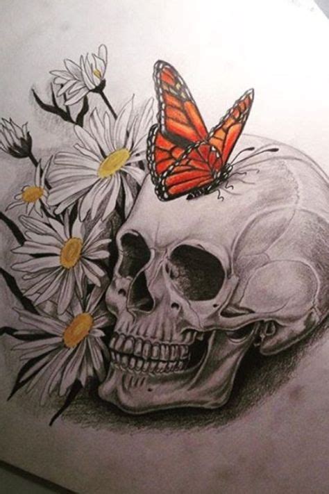 Thisnthat Skull Butterfly Tattoo Skull Tattoo Design Skull Tattoo