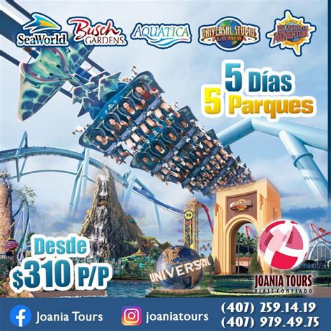 Ticket Promo 5 Parks Joania Tours