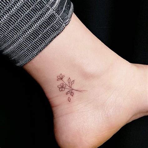 Tiny Anklet Tattoo Designs