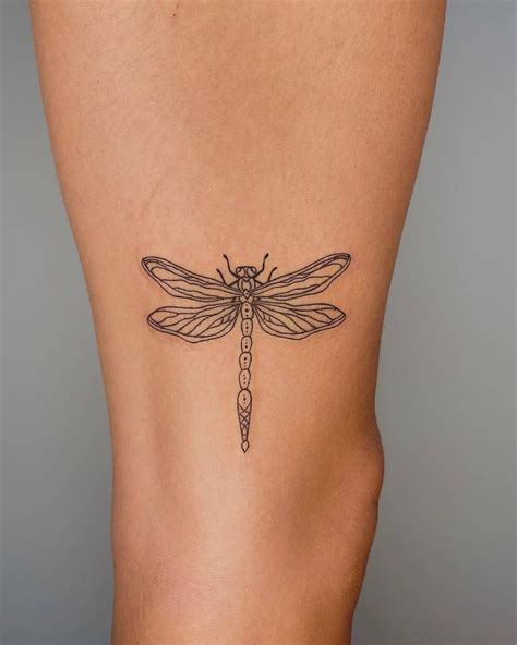 Tiny Dragonfly Tattoo Ideas