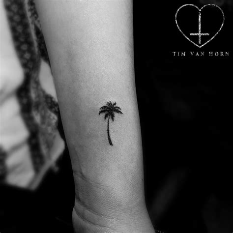 Tiny Palm Tattoos