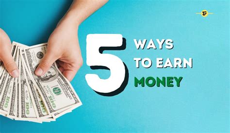 Top 5 Best Ways To Earn Money Online How To Get Money Ways To Earn