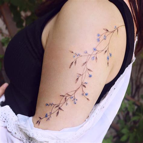 Top 73 Best Purple Flower Tattoo Ideas 2021 Inspiration Guide