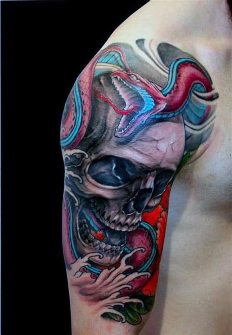 Top 80 Best Skull Tattoos For Men Manly Designs And Ideas