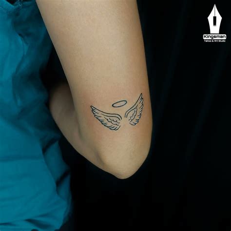 Top 81 Simple Angel Tattoos Latest In Coedo Com Vn