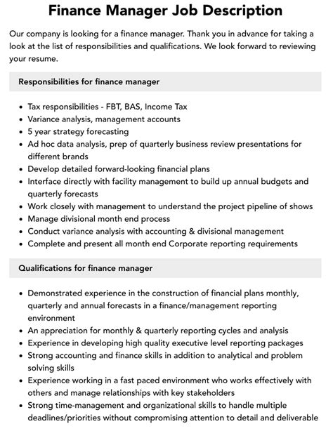 Top Financial Manager Jobs