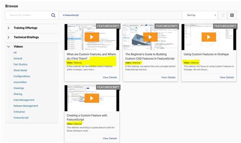 Training Video Length Indication Onshape