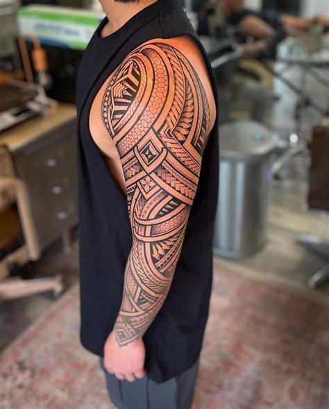 Tribal Sleeve Tattoos 13