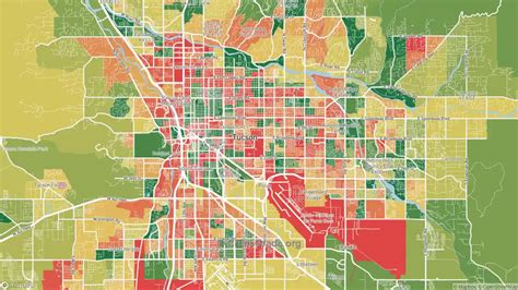 Tucson Az Robbery Crime Rates And Maps Crimegrade Org