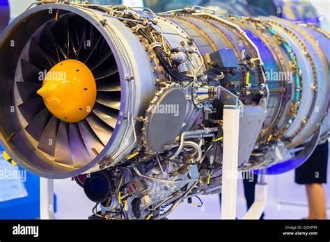 Turbofan Engine With Afterburner Aircraft Engine Stock Photo Alamy