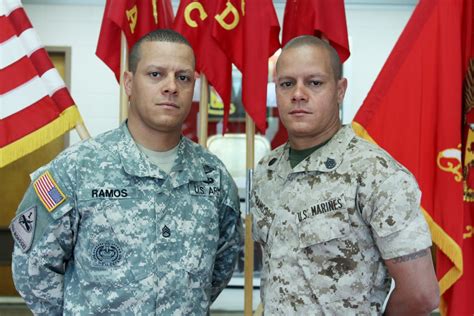 Twin Brothers Train Forces In Army Marine Corps Article The United