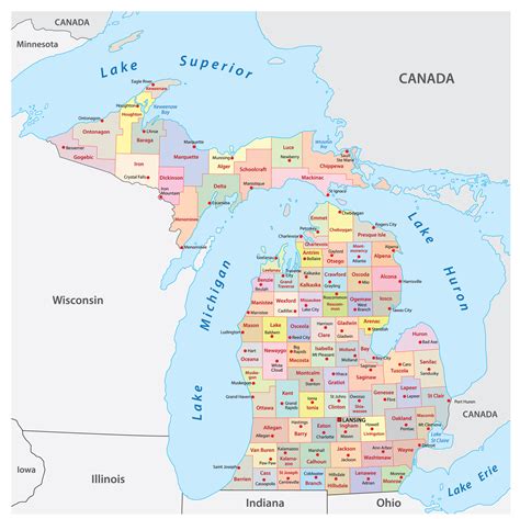 U.p. Michigan Regional Map