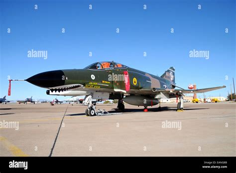 U S Air Force Qf 4 Phantom Ii On The Ramp At Holloman Air Force Base