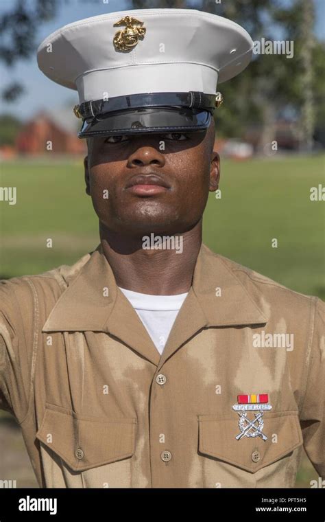 U S Marine Corps Pfc Myles Johnson Honor Graduate For Platoon 2045