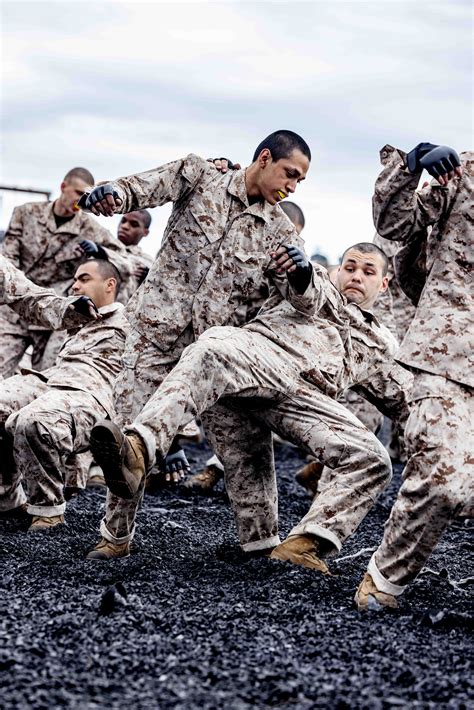 U S Marine Corps Recruits With Alpha Company 1St Recruit Training