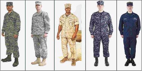 U.s. Military Uniforms By Branch