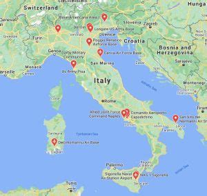 U.s. Navy Bases In Italy