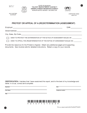 Uia 1471 C State Of Michigan Michigan Fill Out And Sign Printable Pdf