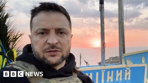 Ukraine War S 500Th Day Zelensky Shares Video Of Visit To Snake Island