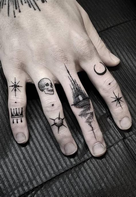 Unique Finger Tattoos