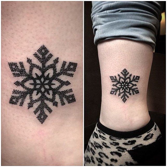 Unique Snowflake Tattoo Designs