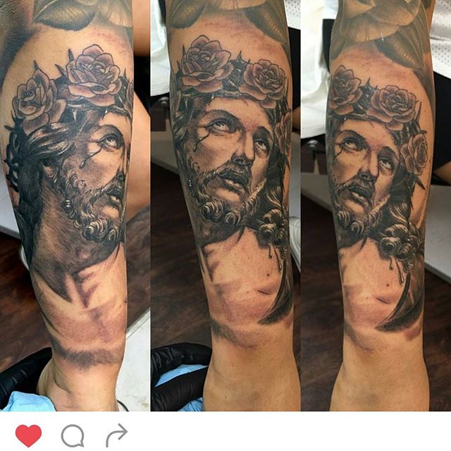 Update More Than 73 Jesus Crown Of Thorns Tattoo Super Hot Vova Edu Vn