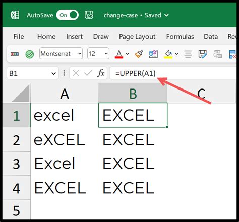 Upper And Lower Case Letters In Excel