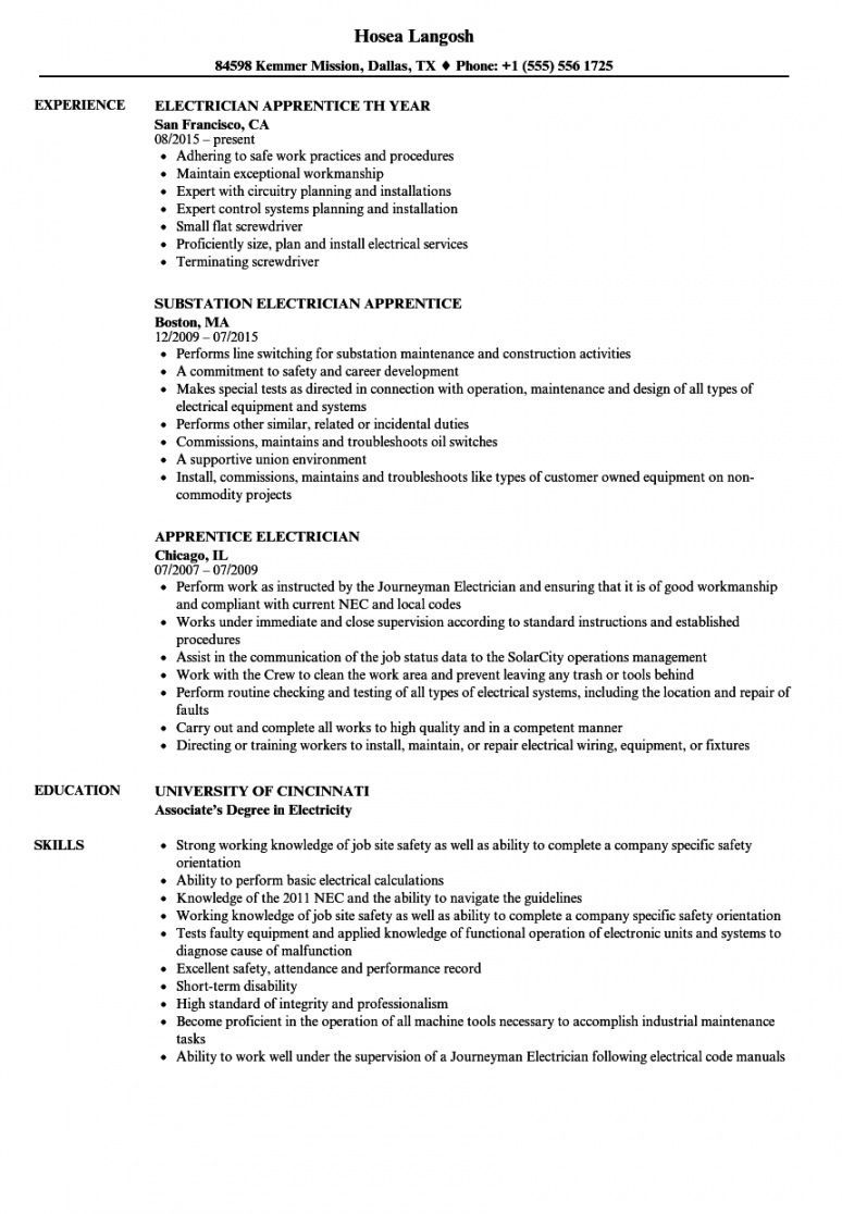 Usaf Electrician Job Description